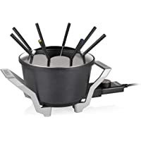Princess Fondue Premium 01.173100.01.001-Fondue Negro para 8 Personas- Capacidad de 1-5 L- Fundido- 800 W- 1.5 litros…
